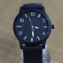 TJW-FZ002紡織帶手表男士商務歐美風石英手表腕表