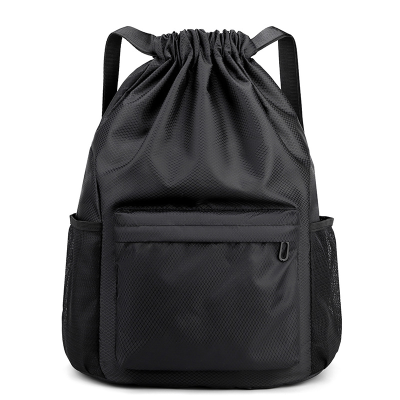 Bolsillo de paquete personalizado mochila de cuerda simple mochila de separación seca y húmeda bolsa deportiva impermeable bolsa de baloncesto de acondicionamiento físico