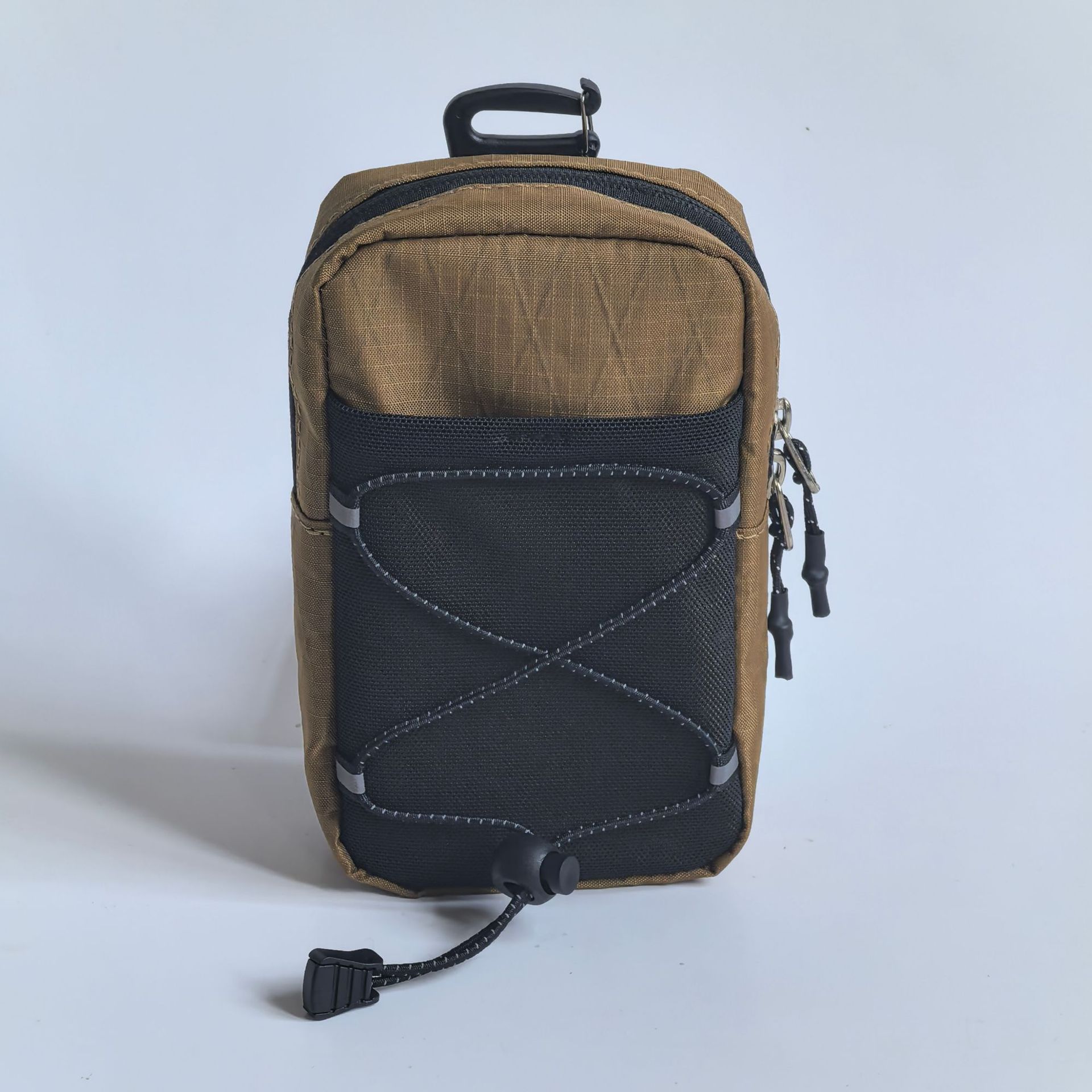Mobile phone bag x-pac-brown (black rope)