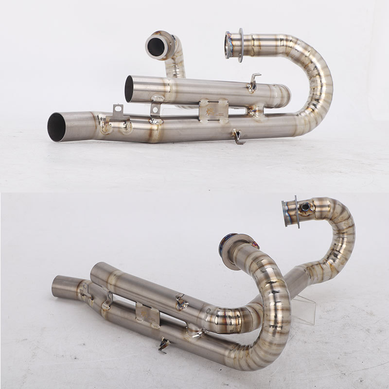 Suitable for Triumph Scrambler 900 motorcycle exhaust pipe modification, front and rear sections