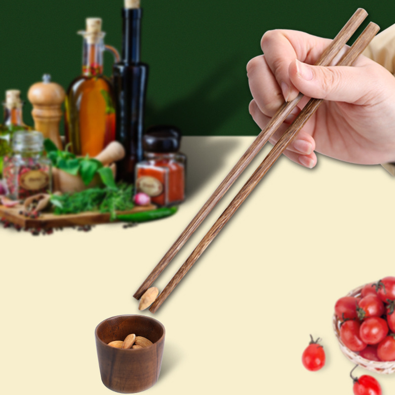 Palillos de ala de madera de pollo, palillos de madera domésticos, palillos de frita antideslizante, palillos de fideos de pesca, logotipo de tallado anti-calor