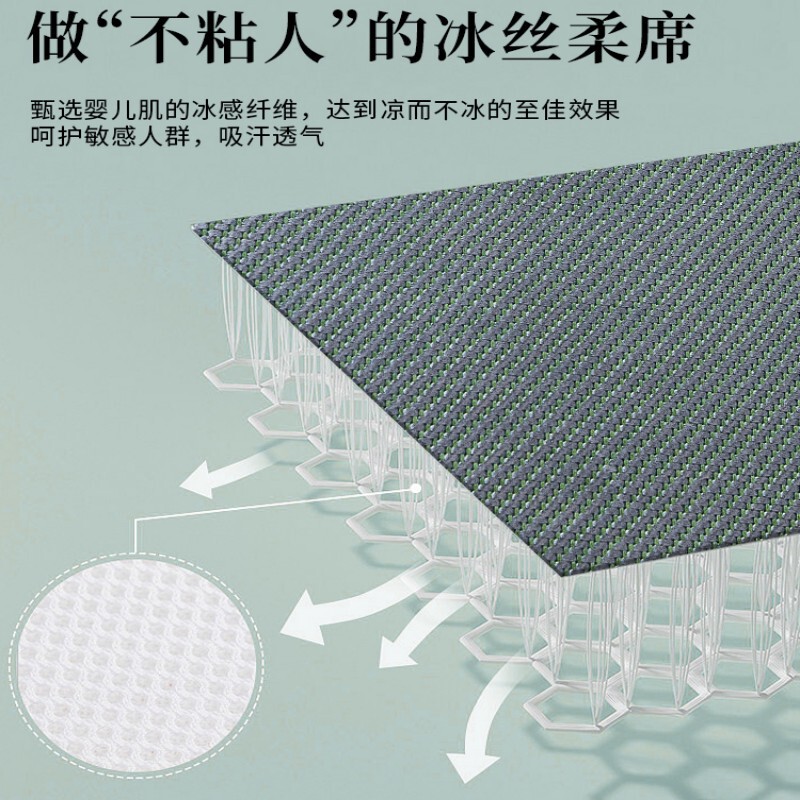 夏季冰藤沙发垫简约风纯色凉席坐垫夏凉防滑透气沙发套罩新款|undefined