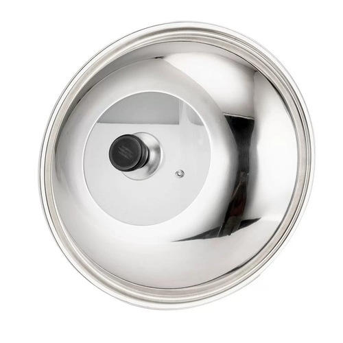 Pot lid household stainless steel combination lid visible lid wok steamer iron pot universal 28-30-32cm pot lid