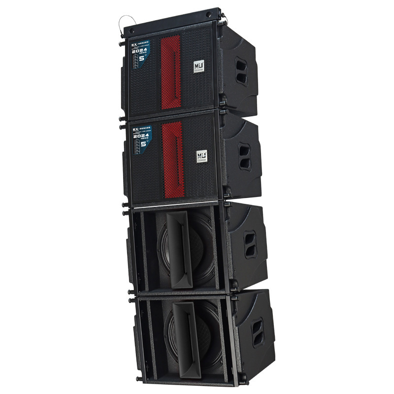 EX-TWO altavoz de matriz lineal coaxial de 12 pulgadas altavoz de matriz lineal para espectáculos al aire libre