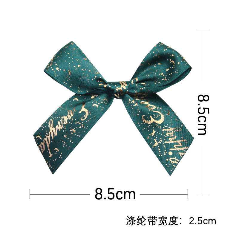 Tianyi Mei 2,5 cm Cinta de Oro Día de San Valentín cinta arco decoración de vacaciones regalo arco