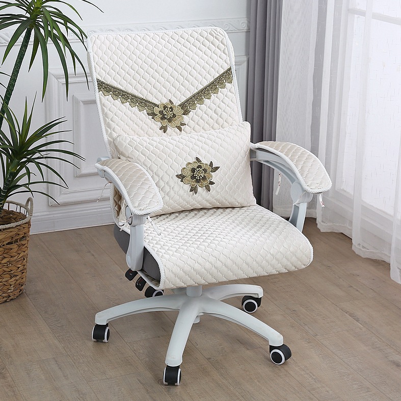 모상 베이지색에 꽃이 핀다