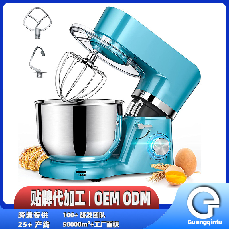 1500w household Cross border cook Kneading machine Stand mixer Double Knife Intelligence 6.2L Chef Machine