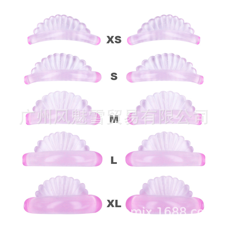 Nuevas pestañas de concha transfronterizas, juntas de ojos de silicona, cirugía de ciliar de queratina autoadhesiva, silicona de aislamiento, hermosa y suave