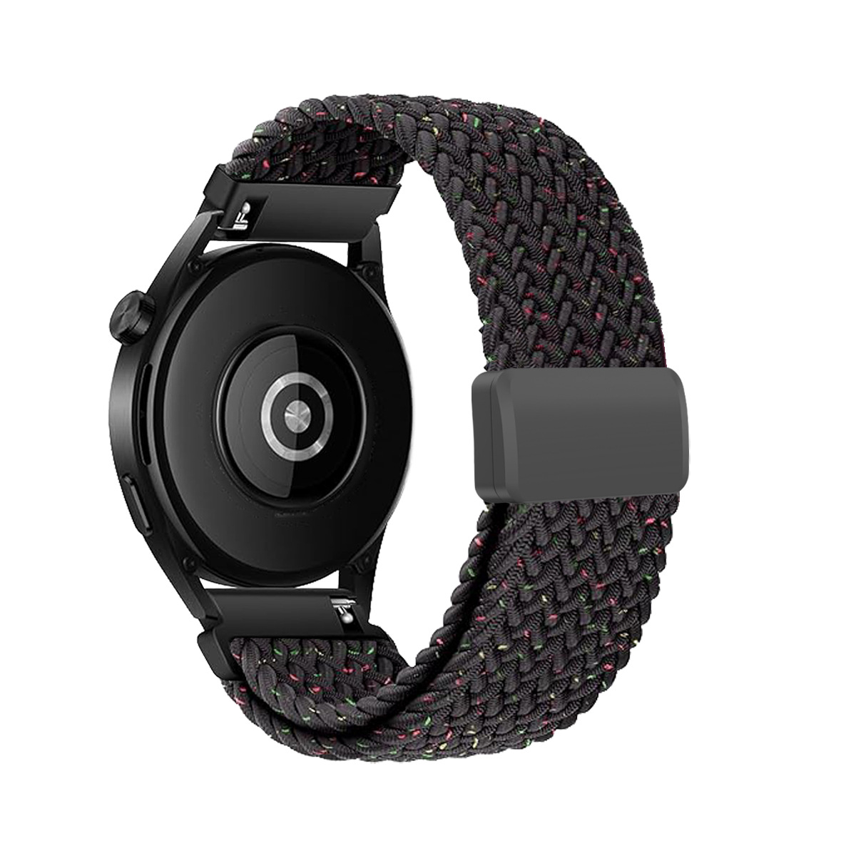 For LG W150 Braided Magnetic Strap W100 W110 Gizmo watch Nylon Elastic Loop Back Strap