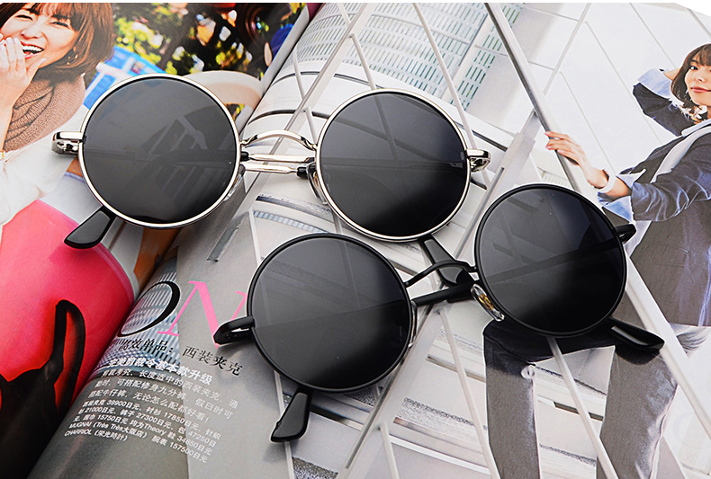 Outdoor, Travel Occasion Solid Color Pattern Unisex Gender Casual, Vacation Style Pink, Red, Yellow Color Casual Vacation Solid Color Tac UV400 Protection Round Frame Full Frame Women's Sunglasses