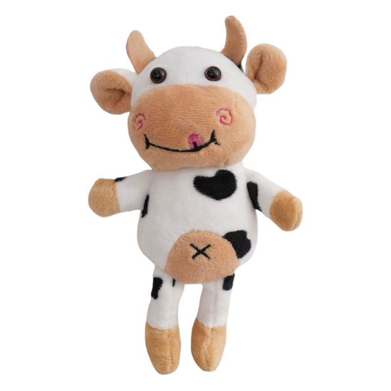 Теленок кулон кукла интернет знаменитая милая девушка сердце корова плюшевые куклы кулон сумка рюкзак брелок оптовая продажа