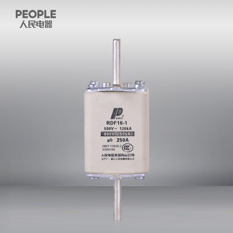 中国人民电器RDF16系列有填料封闭管式刀型触头熔断器