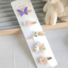 Advanced hairgrip from pearl with bow, bangs, brand hairpins, crab pin, high-quality style, Korean style