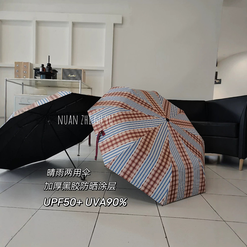 Retro Curved Handle Umbrella for Women, Dual-use for Sun and Rain, Portable, Unique, High Aesthetic Value, Sun Protection, UV Protection, Sunshade Umbrella, Ins Style Retro Curved Handle Umbrella for Women, Dual-use for Sun and Rain, Portable, Unique, High Aesthetic Value, Sun Protection, UV Protection, Sunshade Umbrella, Ins Style