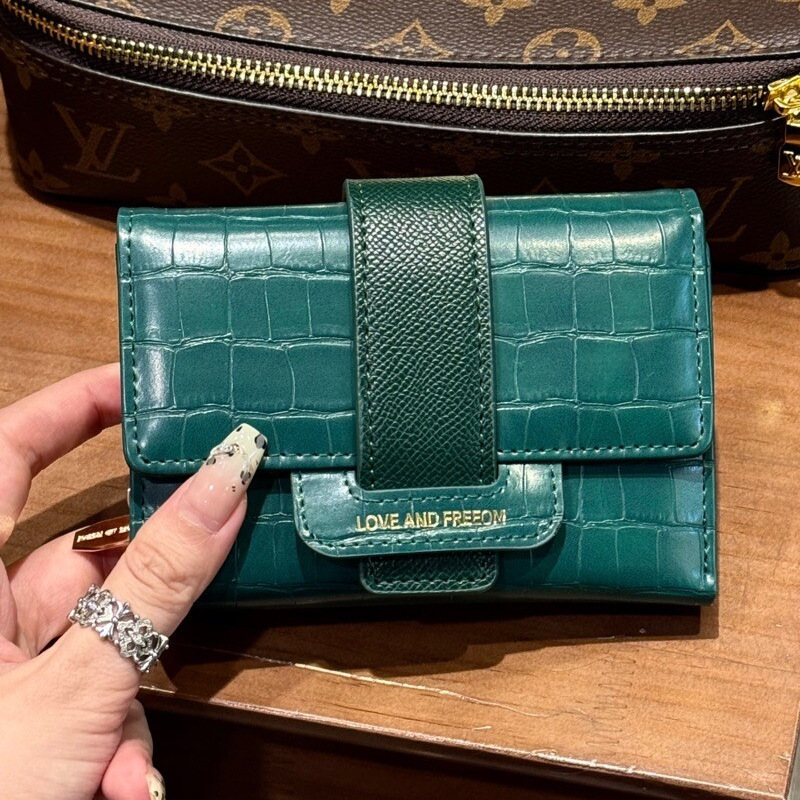 新しい財布とカードホルダー一体型ニッチID収納大容量財布多機能ファッションショート小銭入れ|undefined