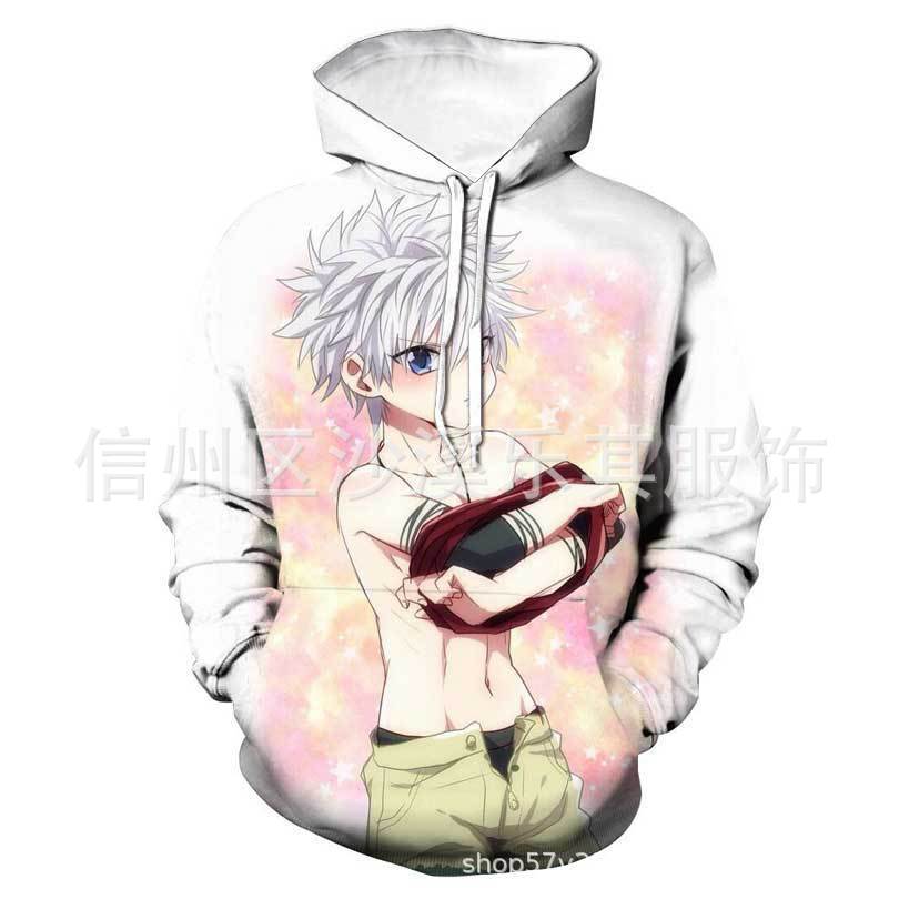 Estilo de calle alta Otoño europeo y americano nuevo traje de pareja 3D anime a tiempo completo película cazador impresión digital de una pieza