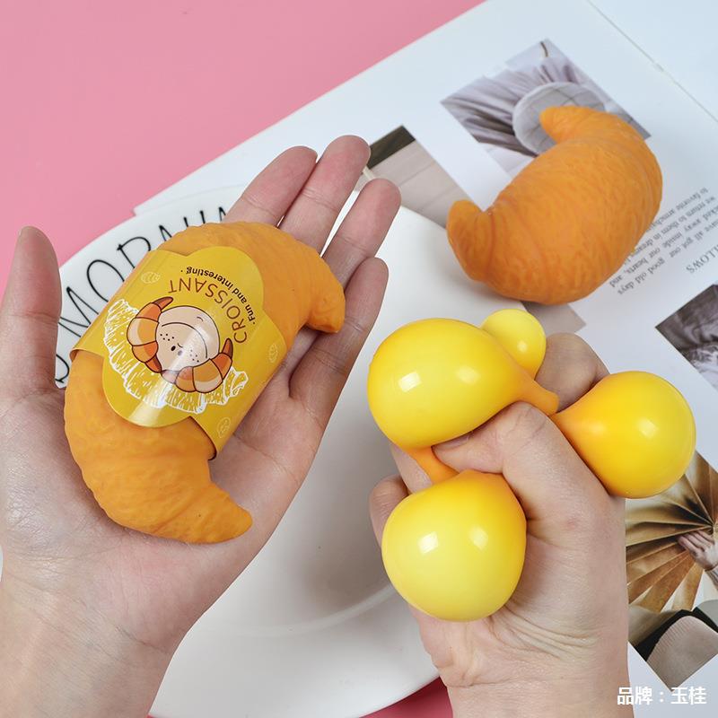 Stress Relief Toy, Realistic Food Play, Venting Croissant, Children's Stress Relief Toy, Western Dessert, Squeeze Toy, Venting Ball Stress Relief Toy, Realistic Food Play, Venting Croissant, Children's Stress Relief Toy, Western Dessert, Squeeze Toy, Venting Ball