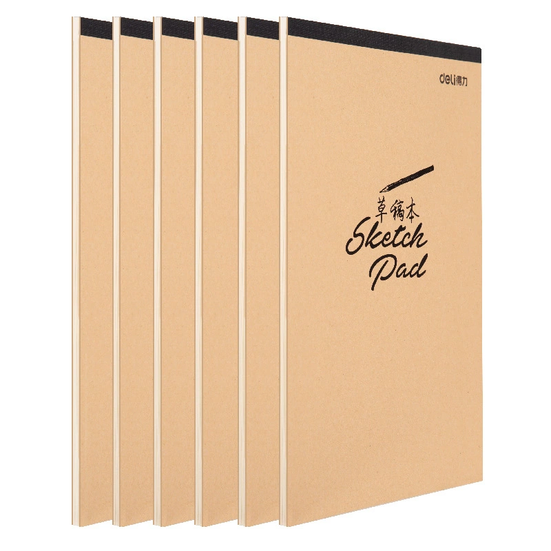 Блокнот Deli 7709 с беспроводным переплетом — черновой блокнот (смешанный)