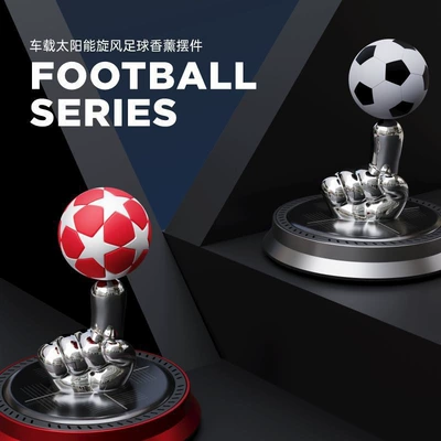 Günəş enerjili fırlanan asma futbol avtomobil ətri, panel bəzəyi