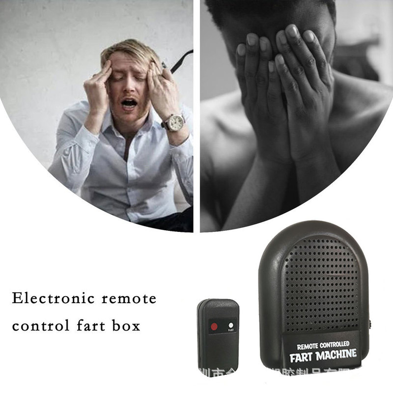 Electronic remote control fart machine funny trick spoof gift remote control fart machine Christmas funny gift