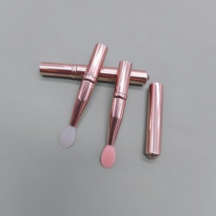 New Silicone Lip Brush Lip Makeup Brush Lipstick Brush Mini Portable Lipstick Brush Makeup Beauty Tool with Cover