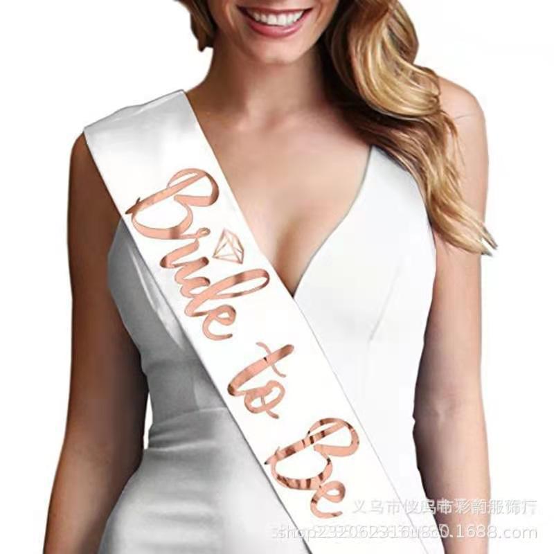 Bride to be Bride Shoulderband Bride to be Black