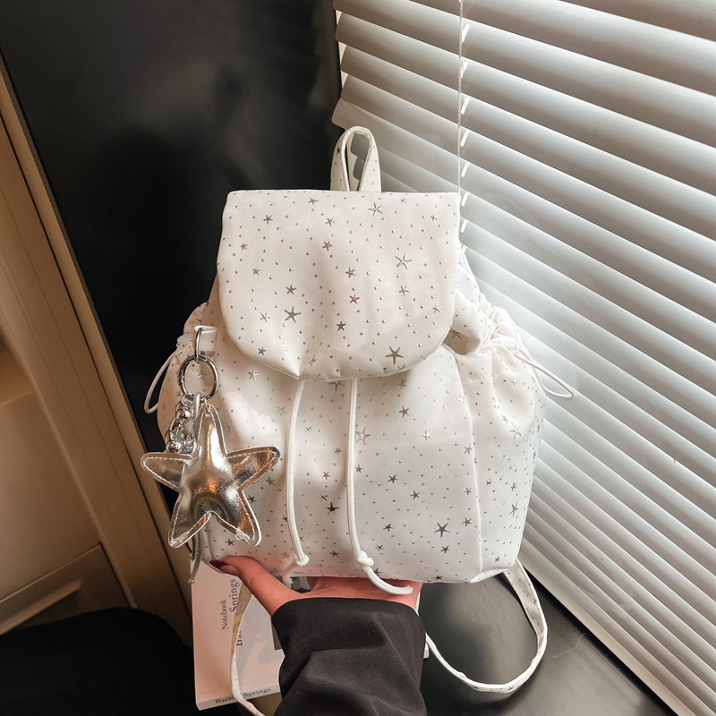 2026 Summer New Korean-Style Women's Lightweight Backpack Travel Bag Portable Ins-Style Commuter Bag