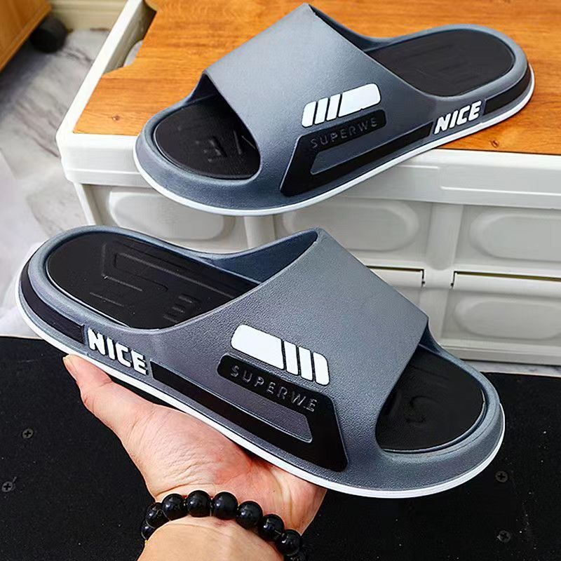 外出耐磨男士拖鞋男款百搭涼拖日常家用居家辦公室上班族學生休閒