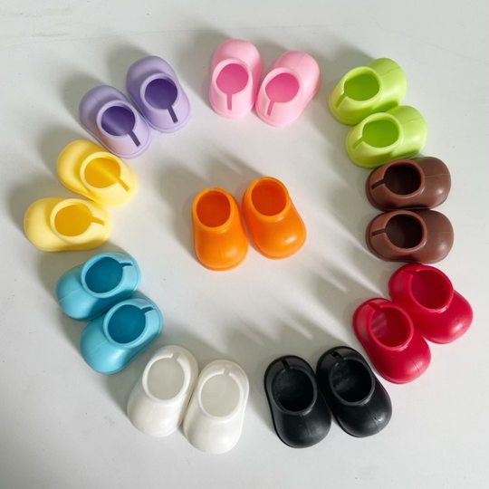 Standing 17cm10cm cotton doll labubu cloth key chain pendant doll change shoes boots accessories