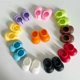 Standing 17cm10cm cotton doll labubu cloth key chain pendant doll change shoes boots accessories