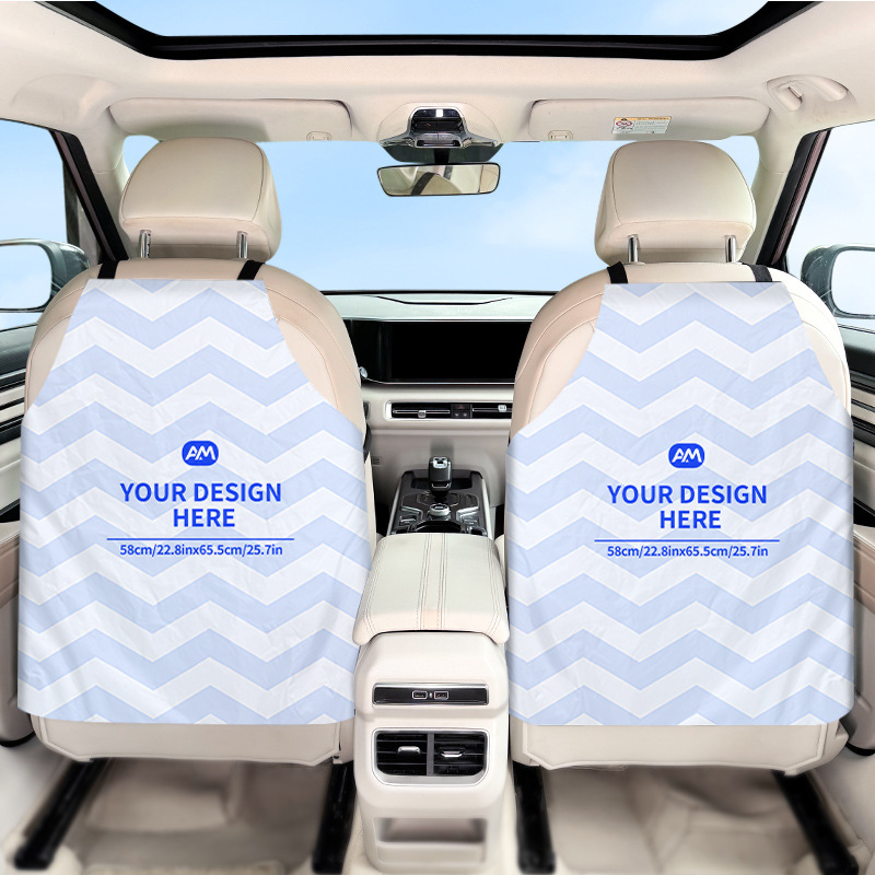 Cross-Border Automotive Supplies Seat Back Protection Pad Storage Bag Anti-Kick Pad Rear Seat Universal Car Anti-Wear and Anti-Dirt Pad