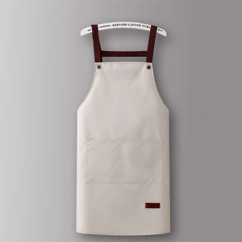 Delantal cocina hogar 2025 nuevo estilo a prueba de aceite e impermeable barista para trabajar ropa de trabajo para mujeres