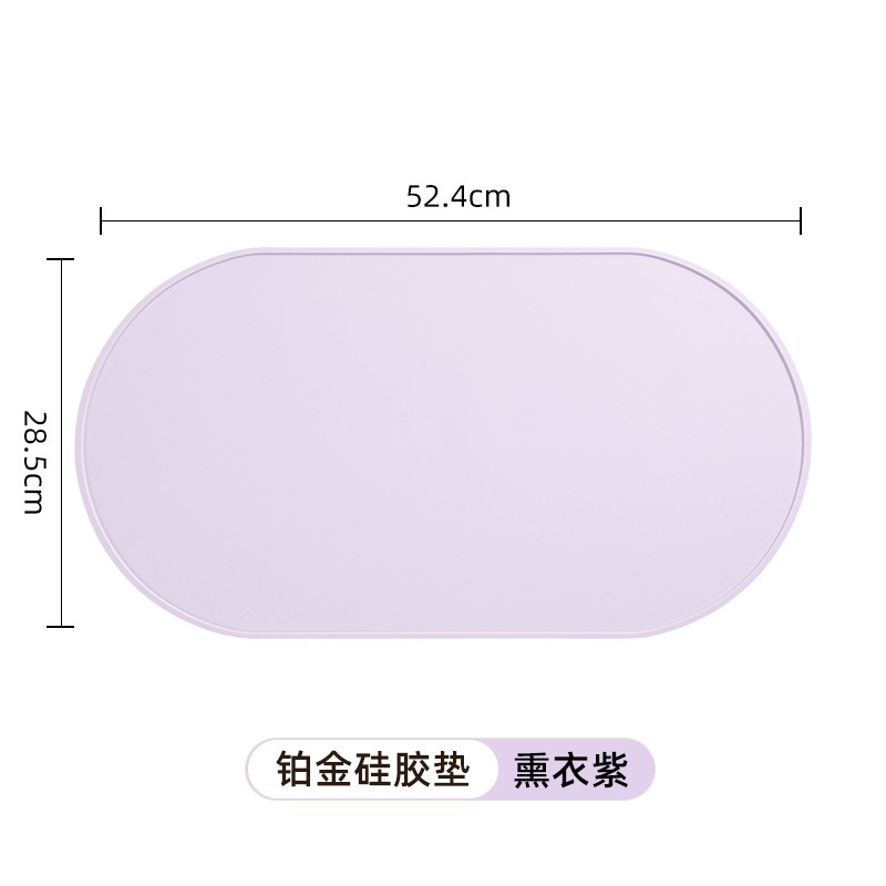 新しい無地プレースマット断熱マット火傷防止マットプレートマット家庭用シリコーン防水耐油西洋テーブルマット卸売|undefined
