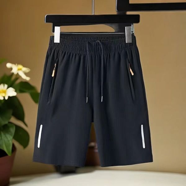 Summer thin silk men's quick dry sports shorts