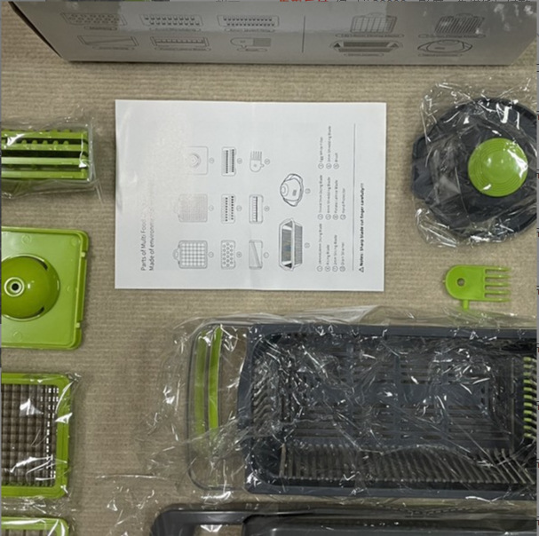 Cortador de verduras multifuncional, rallador y rebanador manual