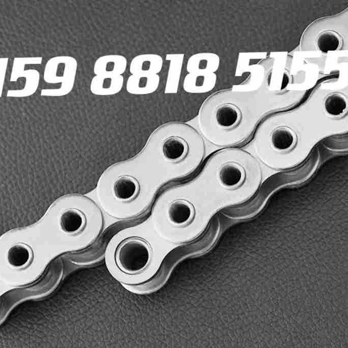 304不锈钢空心链条08B10A12A16A空心销轴链4分 双节距空心链C2082