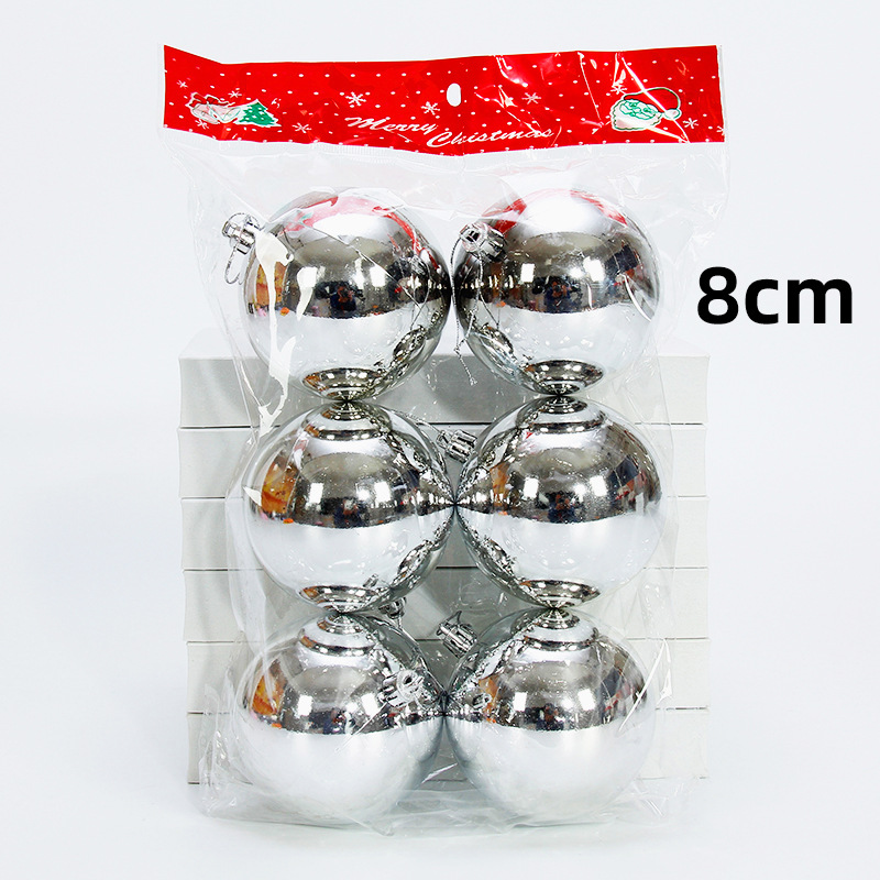 Dragón Tigre Bola de Navidad decoraciones del árbol de Navidad gran Bola brillante galvanoplastia bola de color bola colgante centro comercial bar decoración del techo