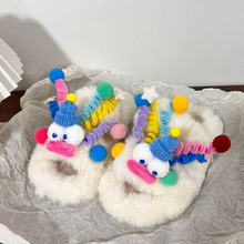 �¿��������ɫ�ǹ�ɫëë��ЬŮЬ���DIY�ֹ��r�оW�t�������m