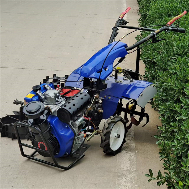 现货优惠翻地旋耕机 直连式四驱微耕机 山地果园除草松土机