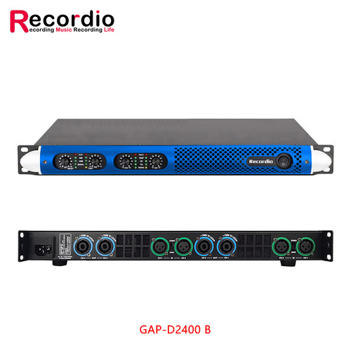 GAP-D2400 household digital power amplifier four-channel 1U high-power power amplifier stage performance KTV amplifier