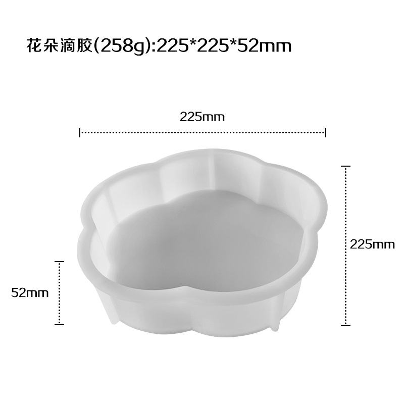 Cross-border DIY cristal epoxi molde de silicona grande cuerpo redondo seis lados decoración del cuerpo libro de escritorio archivo joyería herramienta abrasiva