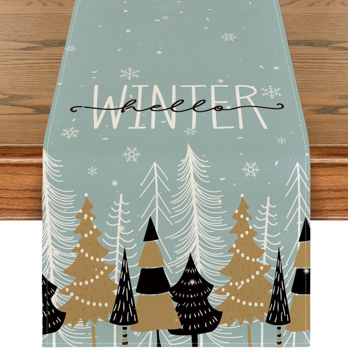 Transfronterizo 2024 Amazon nuevo muñeco de nieve de Navidad Santa linas bandejas de mesa bandejas de mesa de comedor de té