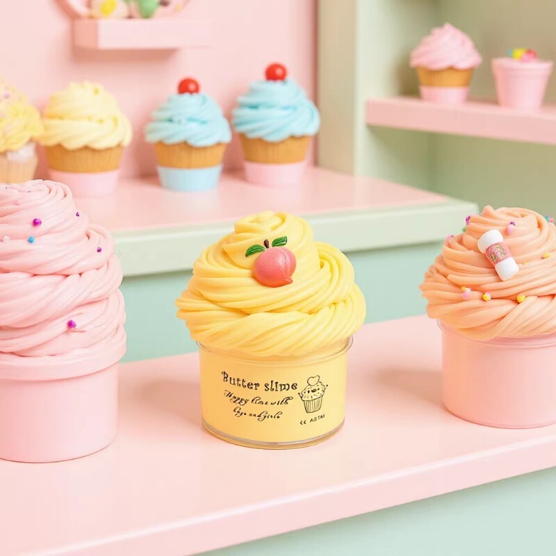 Butter Peach Slime Butter Slime Cloud Mud Fluffy Puff Gum Ramen Cotton Mud Children's Mucus Butter Peach Slime Butter Slime Cloud Mud Fluffy Puff Gum Ramen Cotton Mud Children's Mucus