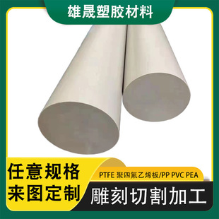 Fiber-Reinforced Wear-Resistant Pps Rod, Natural Color High Temperature Resistant Pps Rod, Pps Anti-Static Round Rod, Polyphenylene Sulfide Pps Rod