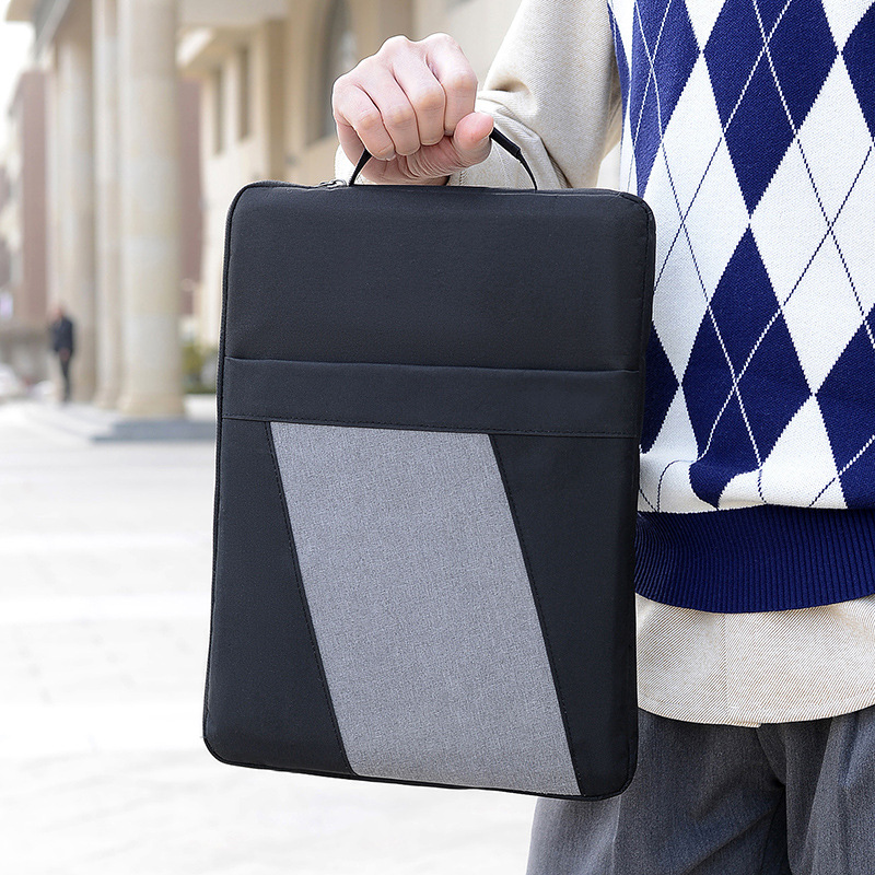 Laptop inner bag suitable for 13/14/16 inch hand-held computer bags, portable business Oxford document bag