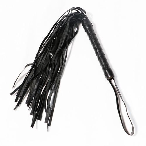 Jiuai SM Leather Whip Adult Alternative Toy Couple Sex Toy Tassel Horsewhip Manufacturer Supply Generation