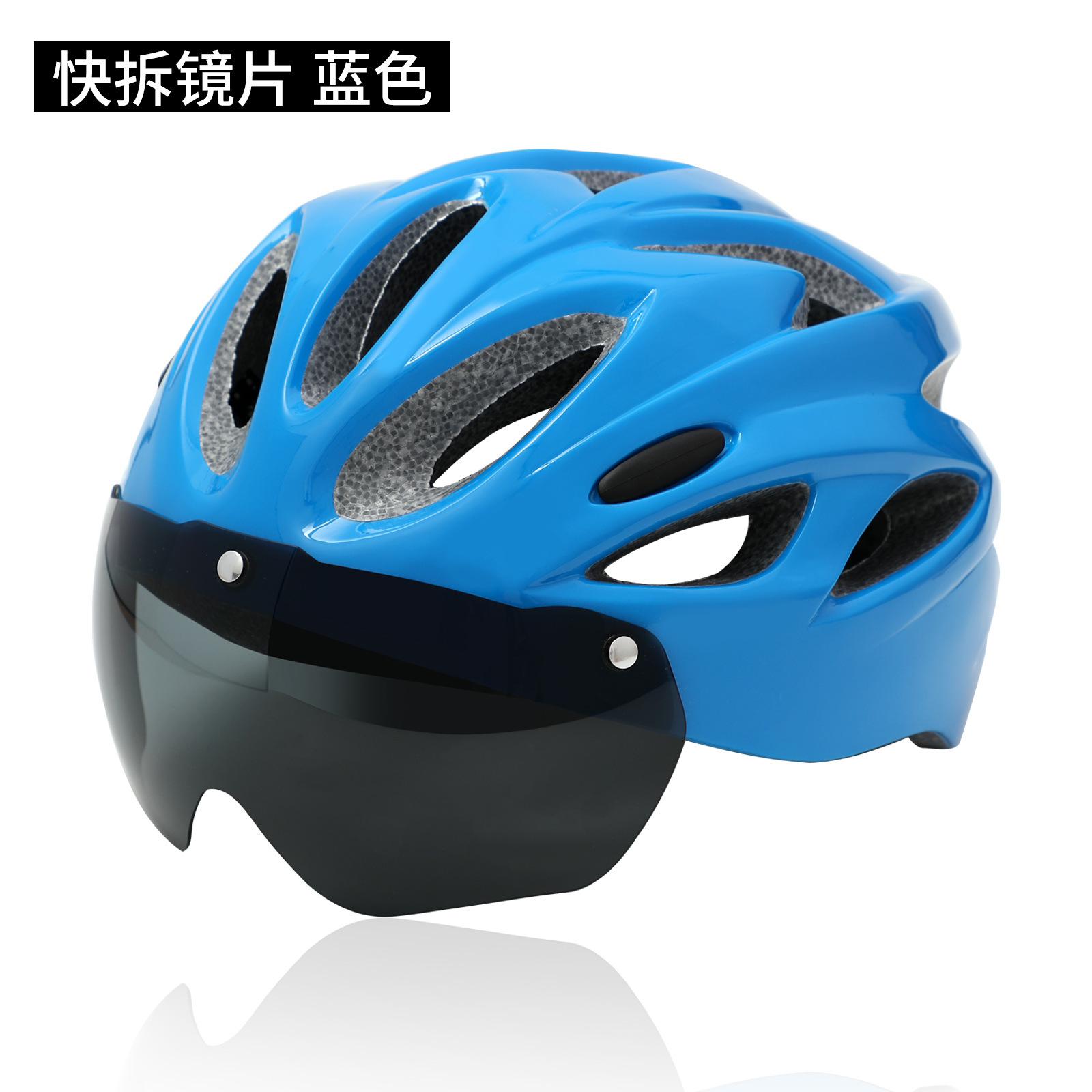 Nuevo estándar nacional casco de montar con luz trasera recargable luminoso Mountain Road bicicleta casco hombres casco equipo