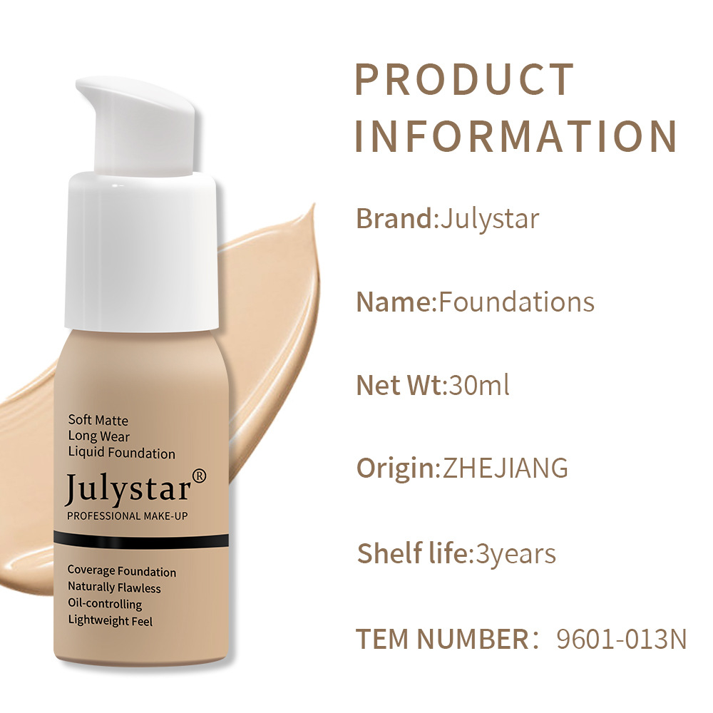 Julystar Non-smudging foundation, Foundation Cream, Foundation Cream Foundation Item Picture