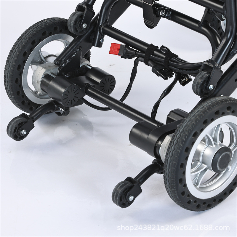 Electric Wheelchair 24V for Disabled and Elderly, Foldable Electric Scooter with Long Battery Life