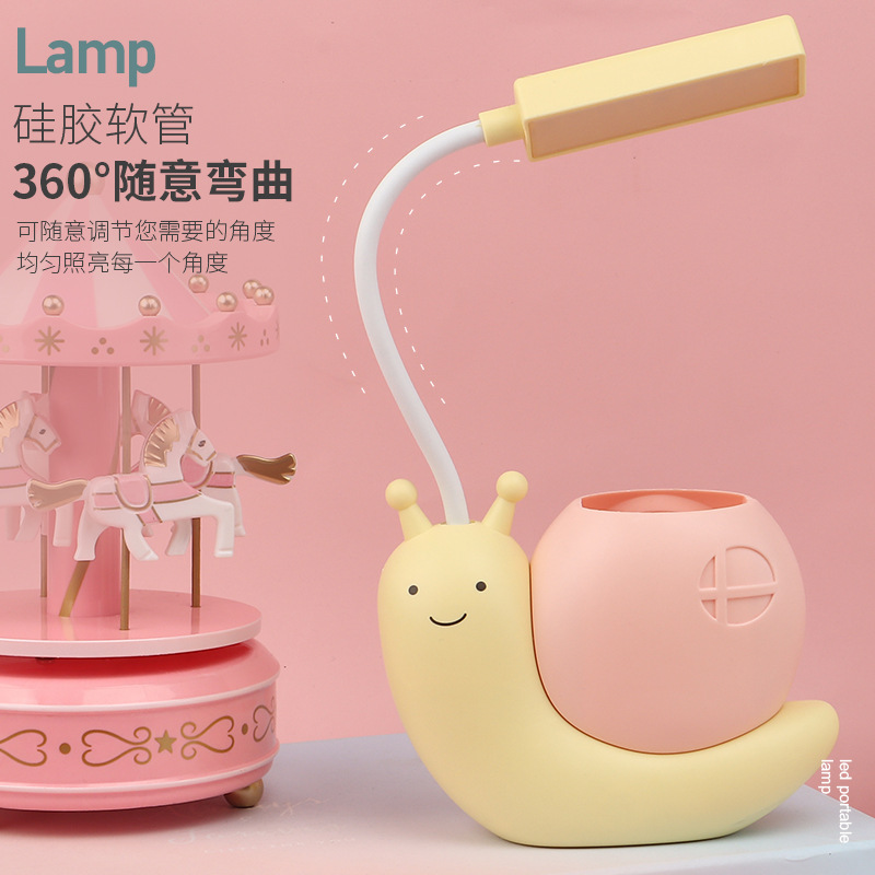 Spot Cartoon Charging Lamp Learning Led Eye Protection Table Lamp Creative Dormitory Students Table Lamp Small Gift Wholesale